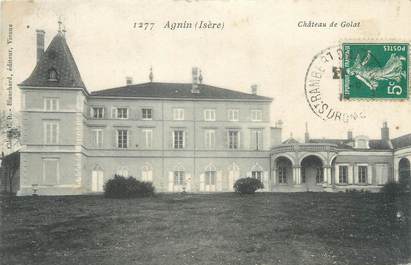 CPA FRANCE 38 "Agnin, château de Golat"