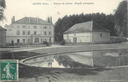 CPA FRANCE 38 "Agnin, château de Gaulas"