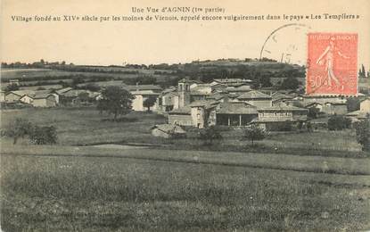 CPA FRANCE 38 "Une vue d'Agnin"