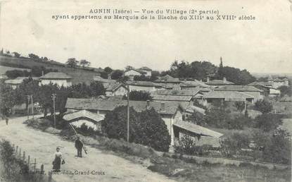 CPA FRANCE 38 "Agnin, vue du village"