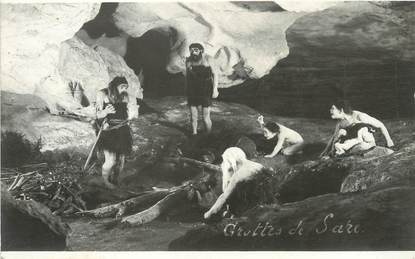 / CARTE PHOTO FRANCE 64 "Sare" / GROTTE