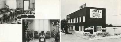 CPSM LIVRET FRANCE 38 "Auberives sur Vareze, hôtel du Dauphin"