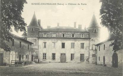 CPA FRANCE 38 "Bougé Chambalud, château de porte "