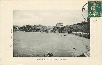 CPA FRANCE 83 "Bandol, la plage"