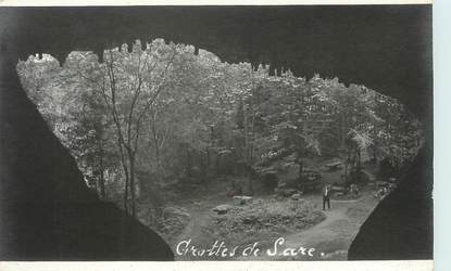 / CARTE PHOTO FRANCE 64 "Grottes de Sare "