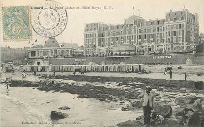 CPA FRANCE 35 "Dinard,  l'Hotel Royal"