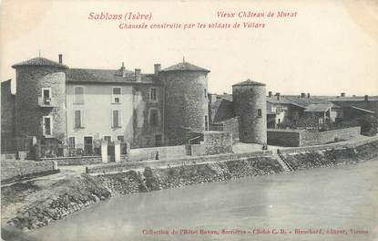 CPA FRANCE 38 "Sablons, vieux Château de Murat"