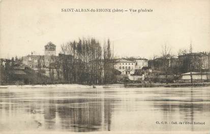 CPA FRANCE 38 "Saint Alban du Rhône, vue générale "