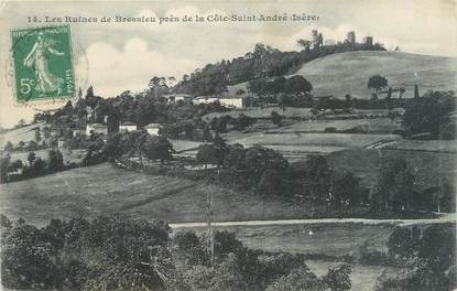 CPA FRANCE 38 "Les Ruines de Bressieux"