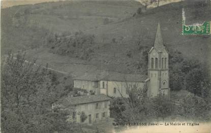 CPA FRANCE 38 "La Forteresse, la mairie et l'église"