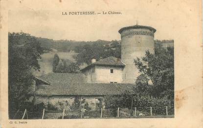 CPA FRANCE 38 "La Forteresse, le château"