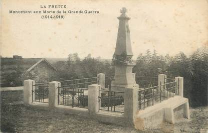 CPA FRANCE 38 "La Frette, monument aux morts"