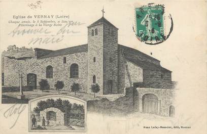 CPA FRANCE 42 "Eglise de Vernay"