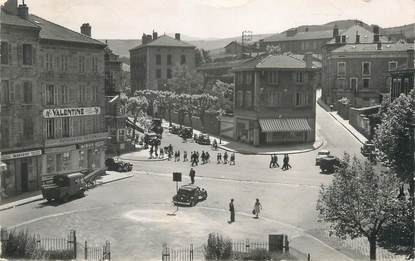 CPSM FRANCE 42 "Saint Chamond, le carrefour Victor Hugo et la rue de la gare"