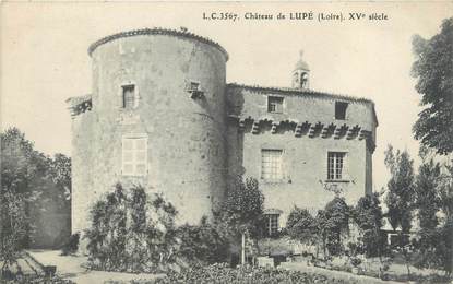 CPA FRANCE 42 "Château de Lupé"