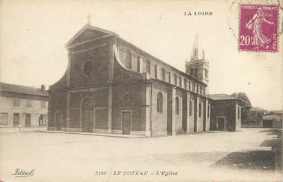 CPA FRANCE 42 "Le Coteau, l'église"