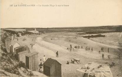 CPA FRANCE 56 "La Trinité sur Mer, la grande plage"