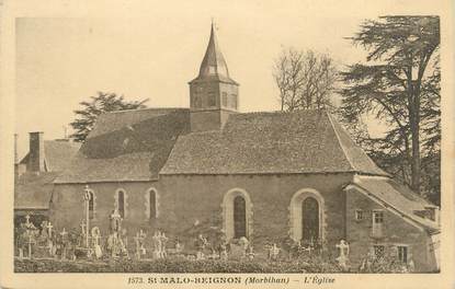 CPA FRANCE 56 "Saint Malo Beignon, l'église"