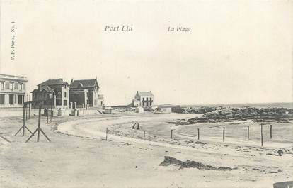 CPA FRANCE 56 "Port Lin, la plage"