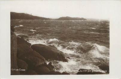 CPA FRANCE 56 "Environs de Penvern, la mer par grosse tempête"