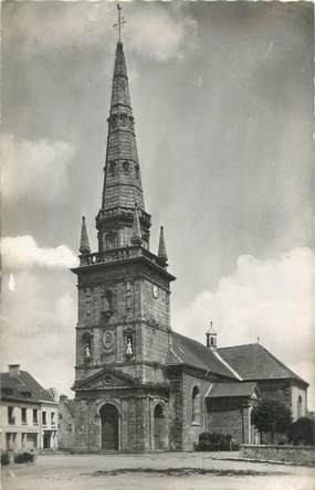 CPSM FRANCE 56 "Naizin, église Saint Cosmes et Saint Damien"