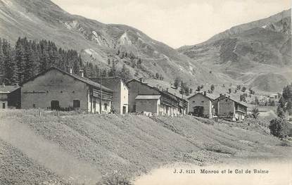 / CPA FRANCE 74 "Monroc et le col de Balme"