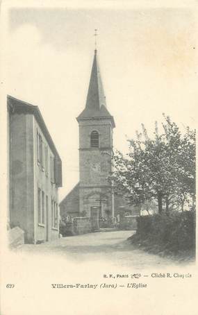 CPA FRANCE 39 "Villers Farlay, l'église"