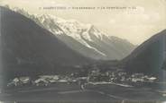 74 Haute Savoie / CPA FRANCE 74 "Argentière, vue générale, le Mont Blanc"