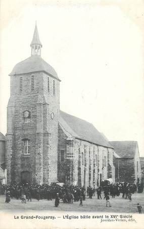 CPA FRANCE 35 "Le Grand Fougeray, l'église"