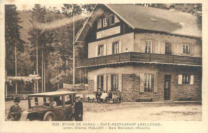 CPA FRANCE 57 "Etang de Hanau, café restaurant Bellevue"