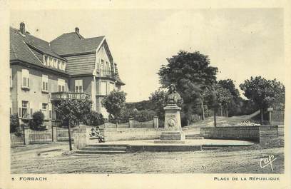 CPA FRANCE 57 "Forbach, place de la République"