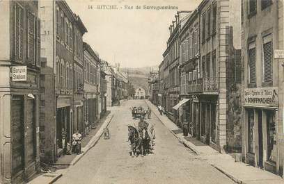 CPA FRANCE 57 "Bitche, rue de Sarreguemines"