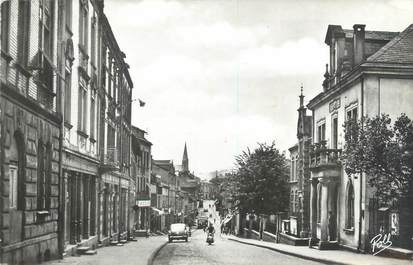 CPSM FRANCE 57 "Algrange, l'hôtel de ville et la rue Foch"