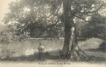 CPA FRANCE 38 "Etang du château de La Frette"