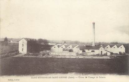 CPA FRANCE 38 "Saint Etienne de Saint Geoirs, usine de tissage de Soierie"
