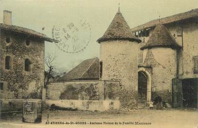 CPA FRANCE 38 "Saint Etienne de Saint Geoirs, ancienne maison de la famille Mandrin"