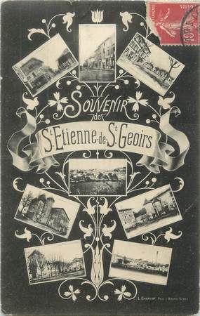 CPA FRANCE 38 "Souvenir de Saint Etienne de Saint Geoirs"