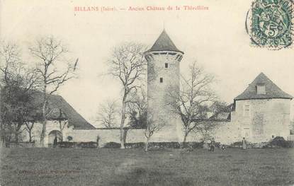 CPA FRANCE 38 "Sillans, ancien château de la Thivollière"