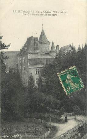 CPA FRANCE 38 "Saint Geoire en Valdaine, le château"