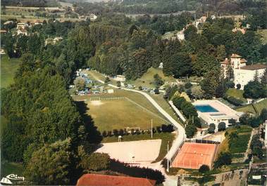 CPSM FRANCE 38 "Saint Geoire en Valdaine, terrain de sports, piscine et camping"