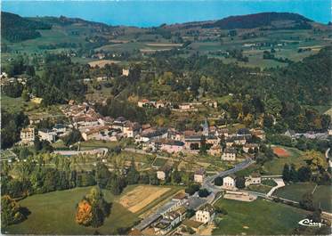 CPSM FRANCE 38 "Saint Geoire en Valdaine, vue générale aérienne, au fond le domaine de Cotagon"