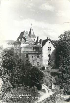 CPSM FRANCE 38 "Saint Geoire en Valdaine, château de Clermont Tonerre"