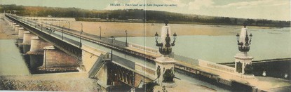 CPA PANORAMIQUE FRANCE 45 "Briare, pont Canal sur la Loire"