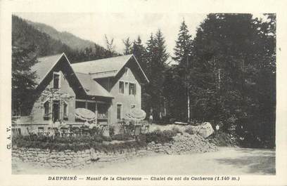 CPA FRANCE 38 "Massif de la Chartreuse, Chalet hôtel du col de Cucheron"