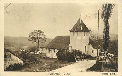 CPA FRANCE 38 "Voissant, l'église"