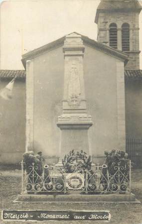 CARTE PHOTO FRANCE 38 "Meyrié, monument aux morts"