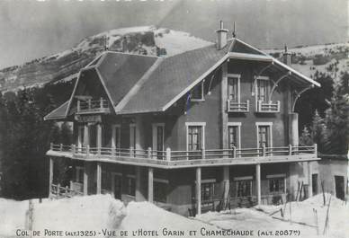 CPSM FRANCE 38 "Col de Porte, vue de l'hôtel Garin et Chamechaude"
