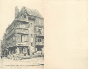 CPA LIVRET FRANCE 14 "Bayeux, maison de bois et vue générale"