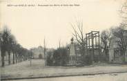 95 Val D'oise CPA FRANCE 95 "Méry sur Oise, monument aux morts et salle des fêtes"