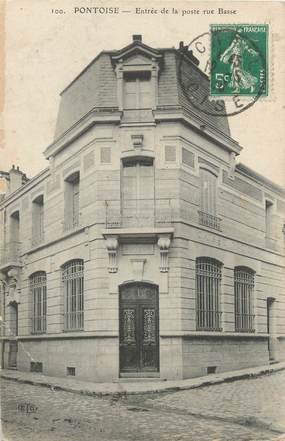 CPA FRANCE 95 "Pontoise, entrée de la poste rue Basse"